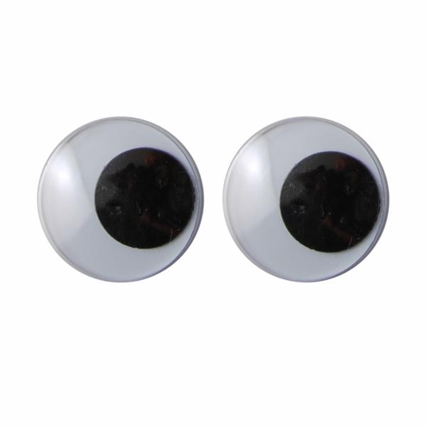 Vaessen Creative - Augen beweglich zum kleben - 28mm - 2pcs - Wackelaugen