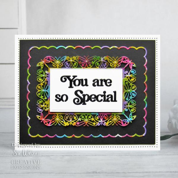 Creative Expressions - Craft Dies -  Block Sentiments You Are So Special  - Stanze