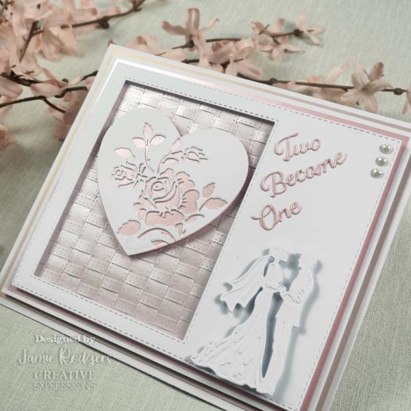 Creative Expressions - Craft Dies - Sentiments Collection Weddings  - Stanze