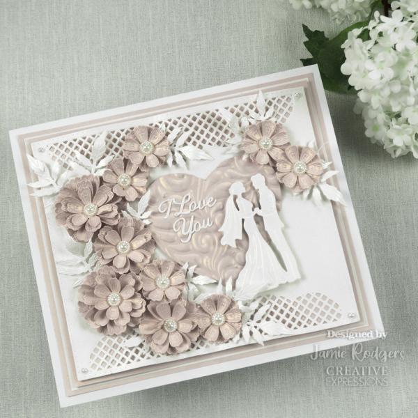 Creative Expressions - Craft Dies - Sentiments Collection Weddings  - Stanze