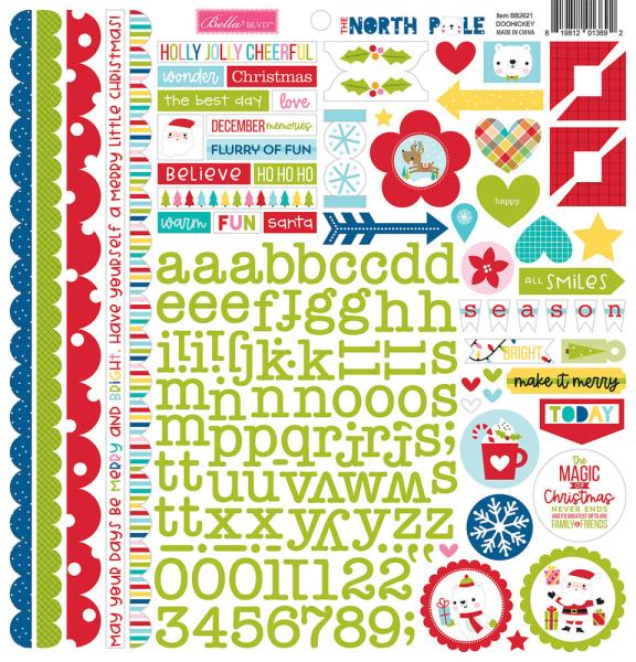 Bella BLVD - Cardstock Sticker - The North Pole Doohickey - Aufkleber  