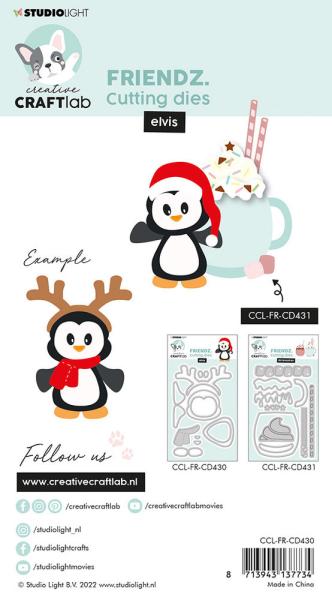 Creative Craft Lab - Studio Light - Dies -  Penguin Elvis  - Stanze 