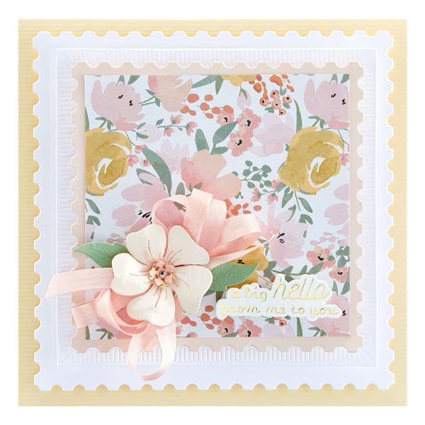 Spellbinders Dies "Postage Edge Squares" Stanzschablonen