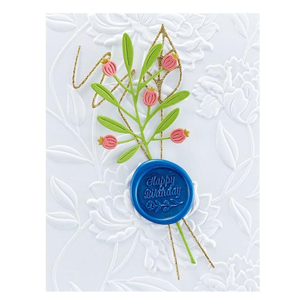 Spellbinders Dies "Sealed Berry Sprig " Stanzschablonen