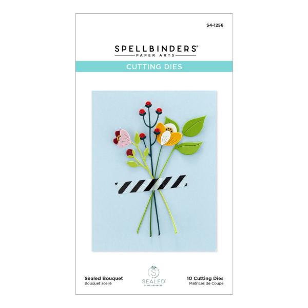 Spellbinders Dies "Sealed Bouquet Etched" Stanzschablonen