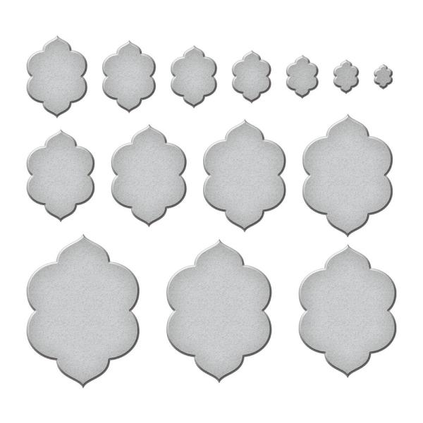 Spellbinders Dies "Essential Floral Reflection Etched" Stanzschablonen