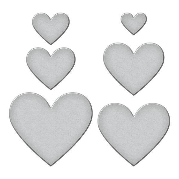 Spellbinders Dies "Essential Hearts Etched" Stanzschablonen