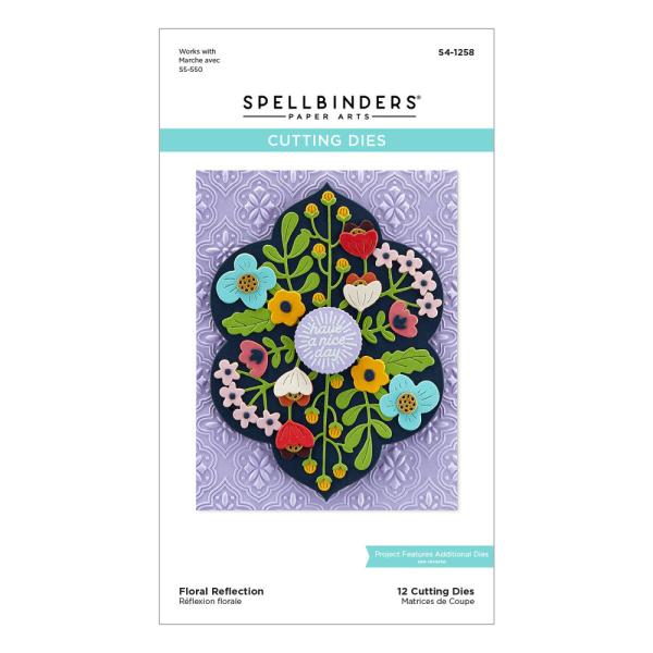 Spellbinders Dies "Floral Reflection Etched " Stanzschablonen