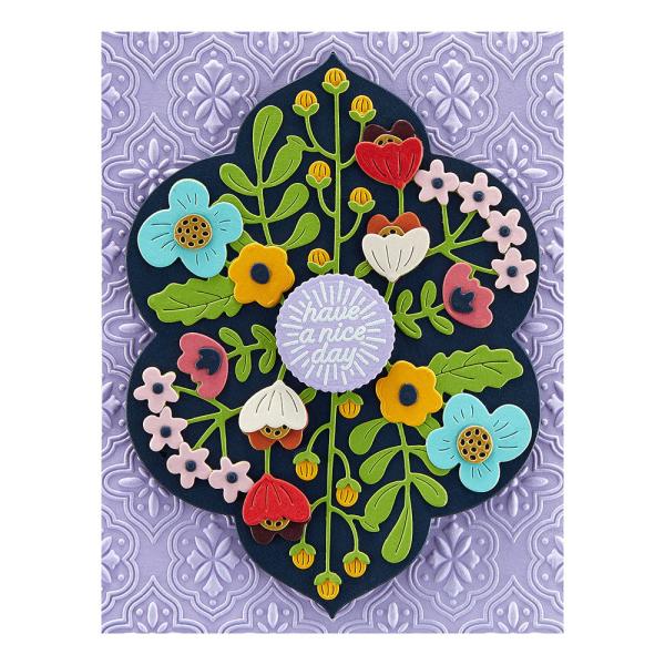 Spellbinders Dies "Floral Reflection Etched " Stanzschablonen