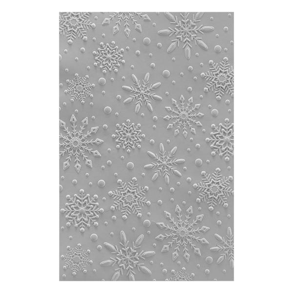 Spellbinders - Embossingfolder - "Flurry of Snowflakes 3D " - Prägefolder