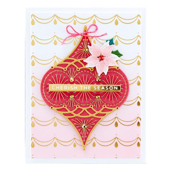 Spellbinders - Hot Foil Plate - "Glimmering Swag "