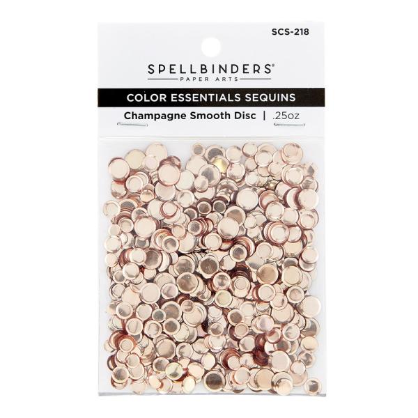 Spellbinders Sequins "Champagne Smooth Discs " Pailetten