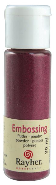 Embossingpulver - Embossingpuder 20 ml bordeaux