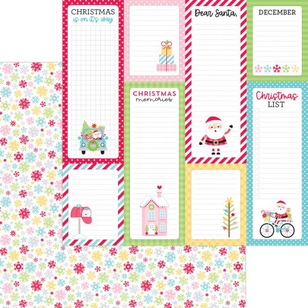 Doodlebug Design "Candy Cane Lane " 12" Paper Pack  - Designpapier 