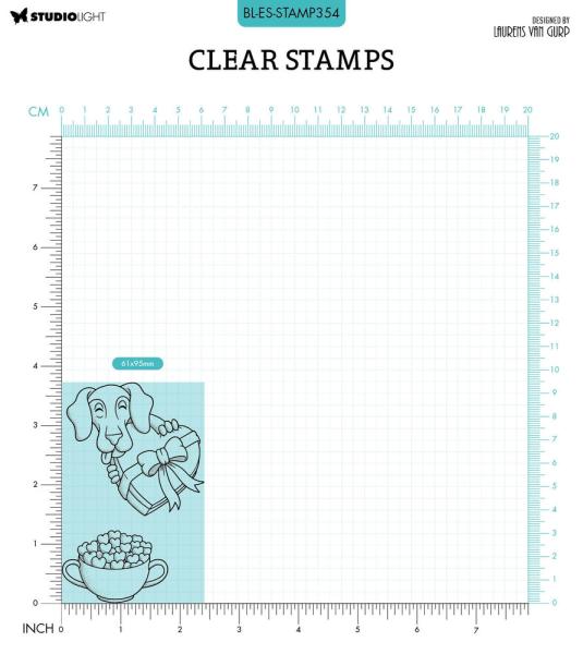 Studio Light - Clear Stamps - "Bonbon Dog " - Stempel 