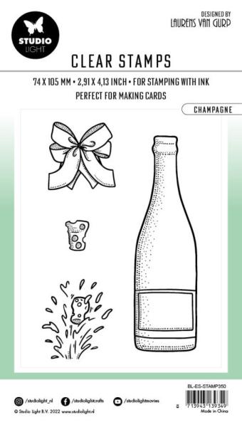 Studio Light - Clear Stamps - "Champagne" - Stempel 