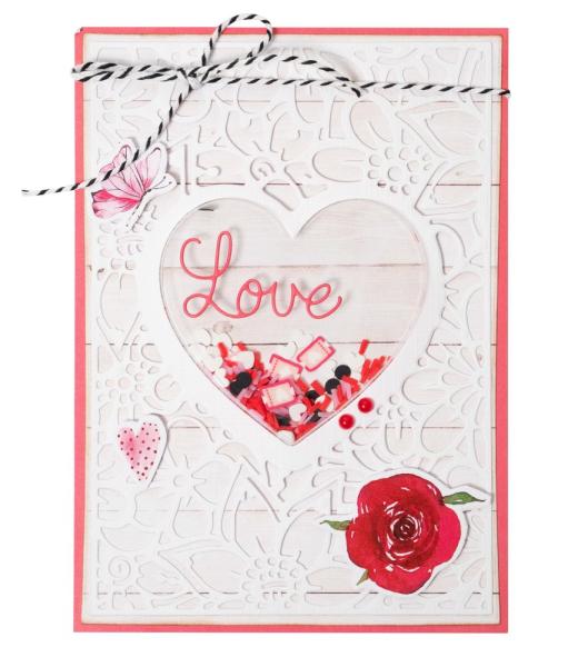 Studio Light - Dies -  Floral Heart Frame  - Stanze