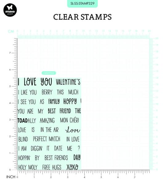 Studio Light - Clear Stamps - "Love Is In the Air" - Stempel 