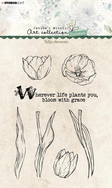 Studio Light - Clear Stamps - "Tulip Elements " - Stempel 