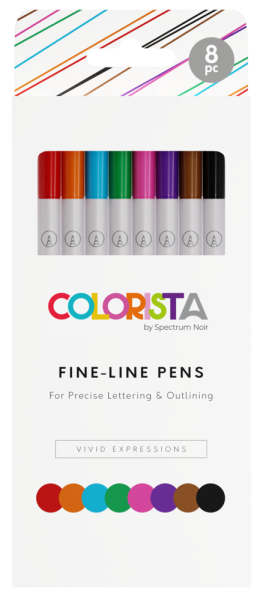 Spectrum Noir - Colorista Fine-Line Pen - " Vivid Expressions " - Feinliner