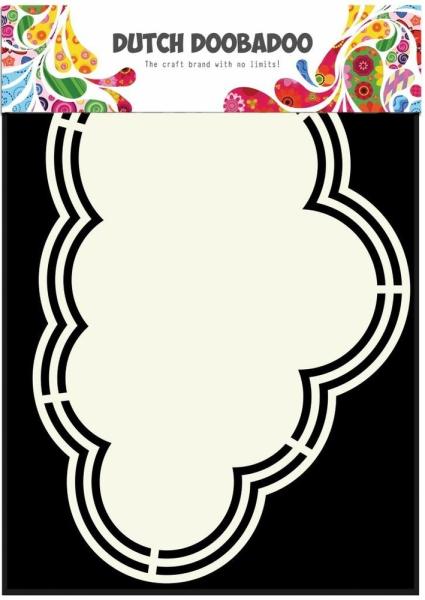 Dutch Doobadoo - Stencil - Dutch Shape Art - " Cloud " - Stencil A5 - Schablone