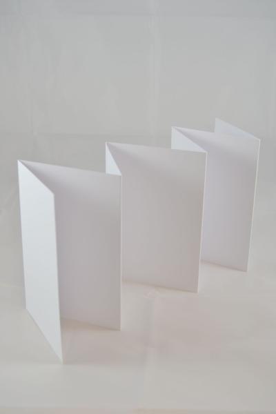 Leporello weiss 10x13 cm 240g/m² - 7-Fach