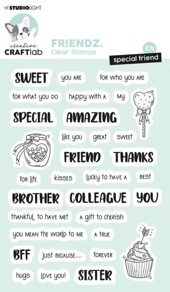 Creative Craft Lab - Studio Light - Clear Stamp - Special Friend - Stempel