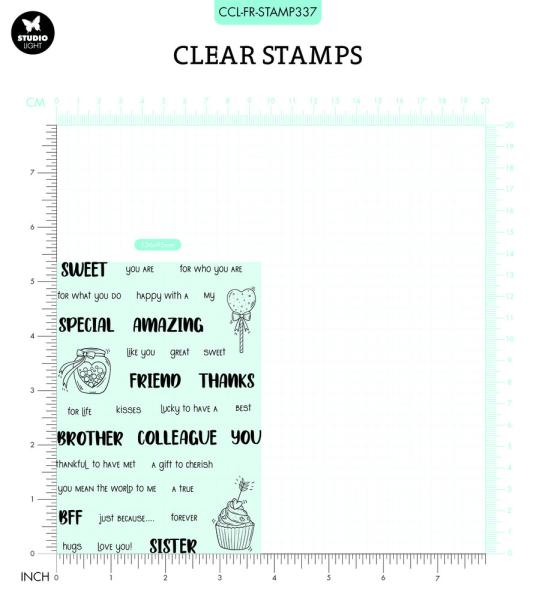 Creative Craft Lab - Studio Light - Clear Stamp - Special Friend - Stempel