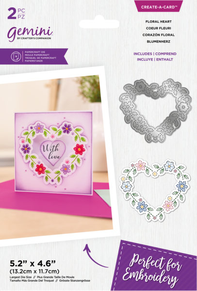 Gemini - Dies - Floral Heart - Stanze - Blumenherz