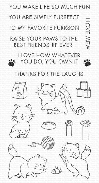 My Favorite Things Stempelset "Catitude" Clear Stamp Set