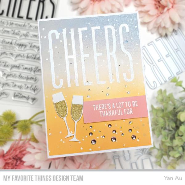 My Favorite Things Stempelset "Champagne Sentiments" Clear Stamp