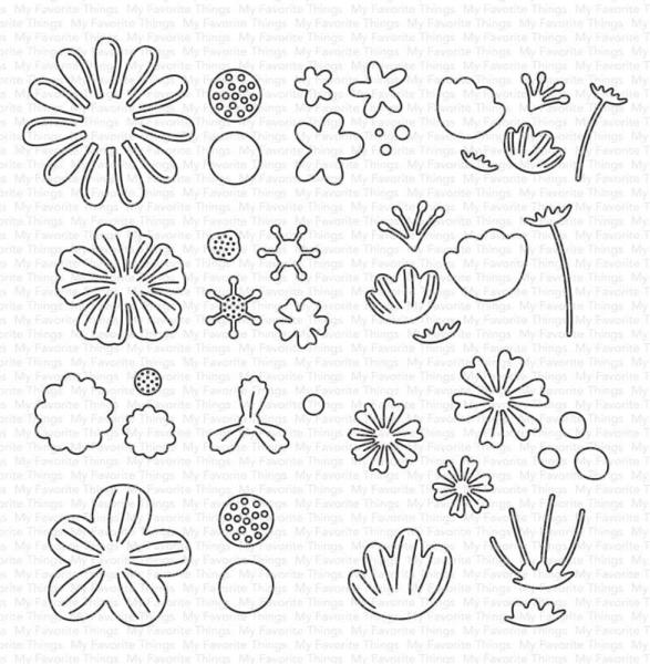 My Favorite Things Die-namics "Fundamental Florals" | Stanzschablone | Stanze | Craft Die