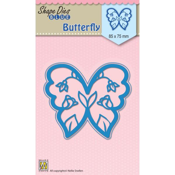 Nellie's Choice - Shape Dies Blue - " Butterfly " - Stanze