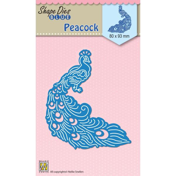 Nellie's Choice - Shape Dies Blue - " Peacock " - Stanze