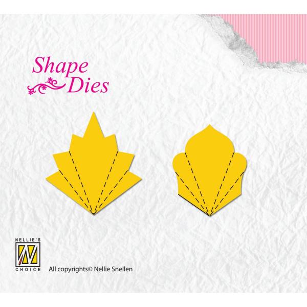 Nellie's Choice - Shape Dies - " bloemen waaier 2 " - Stanze