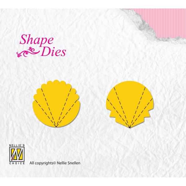 Nellie's Choice - Shape Dies - " Flower Fan A+B " - Stanze