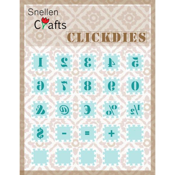 Nellie's Choice - Crafts Dies - " Cijfers " - Stanze