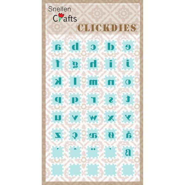 Nellie's Choice - Crafts Dies - " Alphabet Kleine Letter " - Stanze