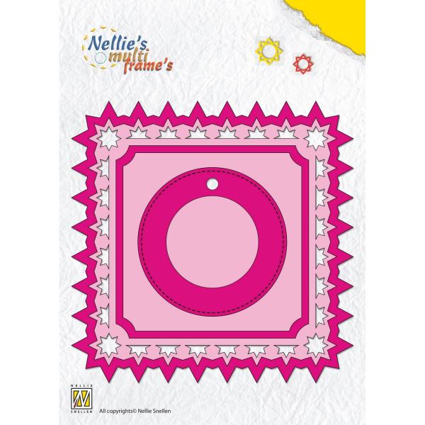 Nellie's Choice - Multi Frame Dies - " Square Christmas " - Stanze