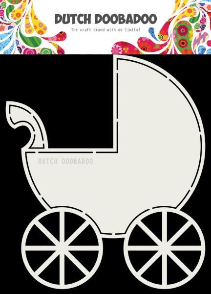 Dutch Doobadoo - Stencil - Dutch Card Art - " Buggy " - Stencil A5 - Schablone