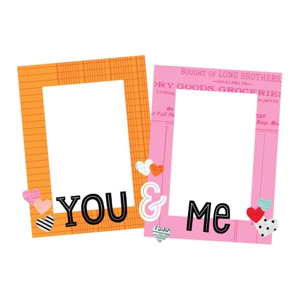 Simple Stories -  Heart Eyes - Chipboard Frames