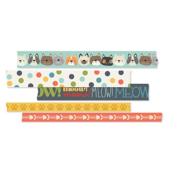 Simple Stories - Washi Tape - "Pet Shoppe Cat "