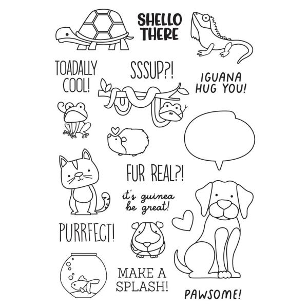 Simple Stories -  Pet Shoppe - Clearstamp - Stempel