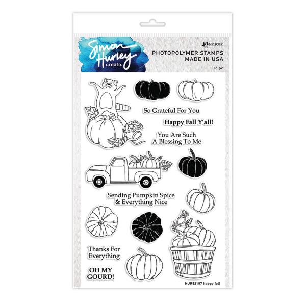 Ranger - Clear Stamps by Simon Hurley Create - Happy Fall - Stempel  