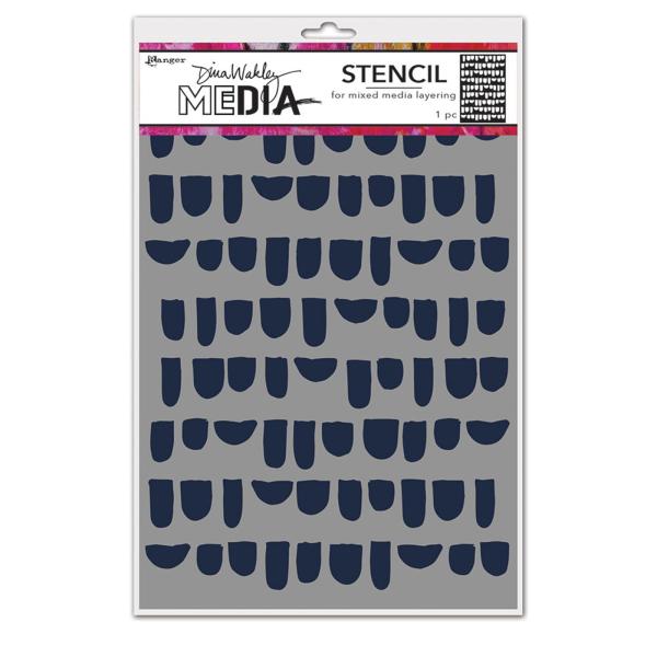 Ranger - Diana Wakley Media Stencil -  Bumps - Schablone