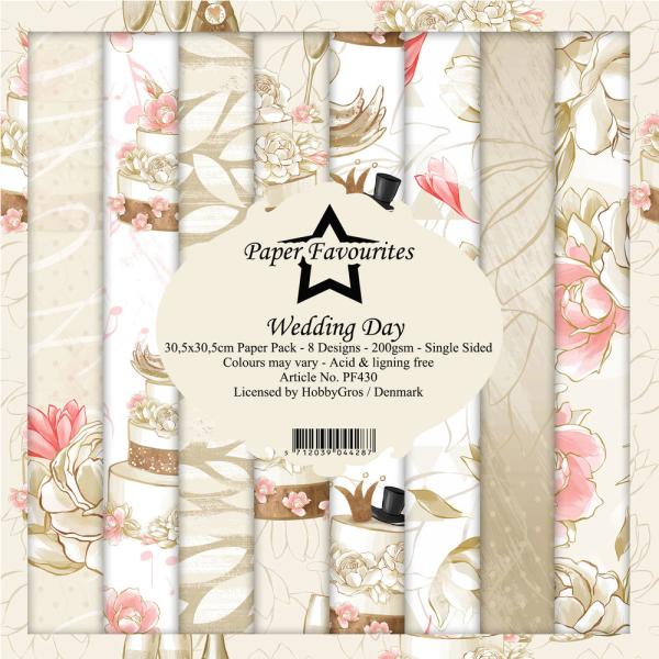 Paper Favourites - "  Wedding Day  " - Paper Pack - 12x12 Inch