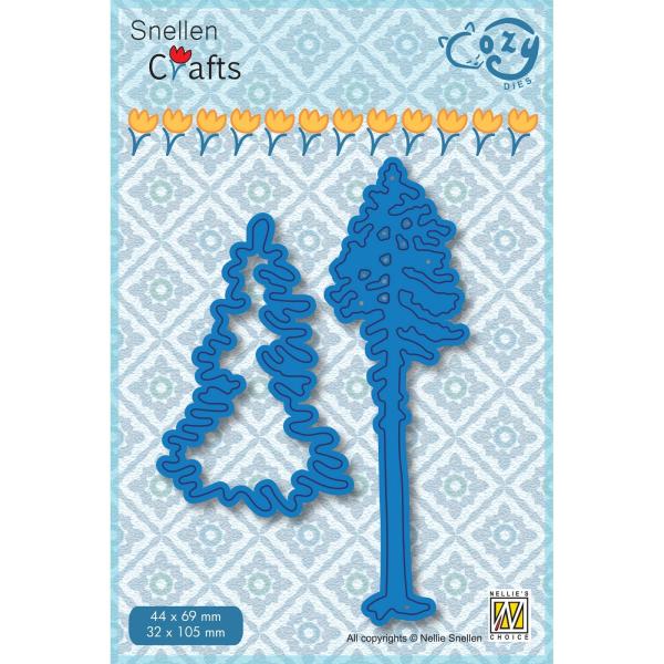 Nellie's Choice - Snellen Crafts Dies - " Trees " - Stanze