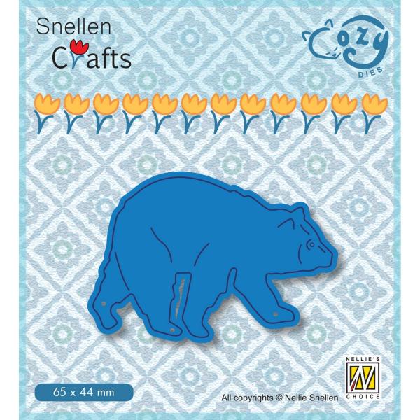 Nellie's Choice - Snellen CraftsDies - "Cozy Bear" - Stanze