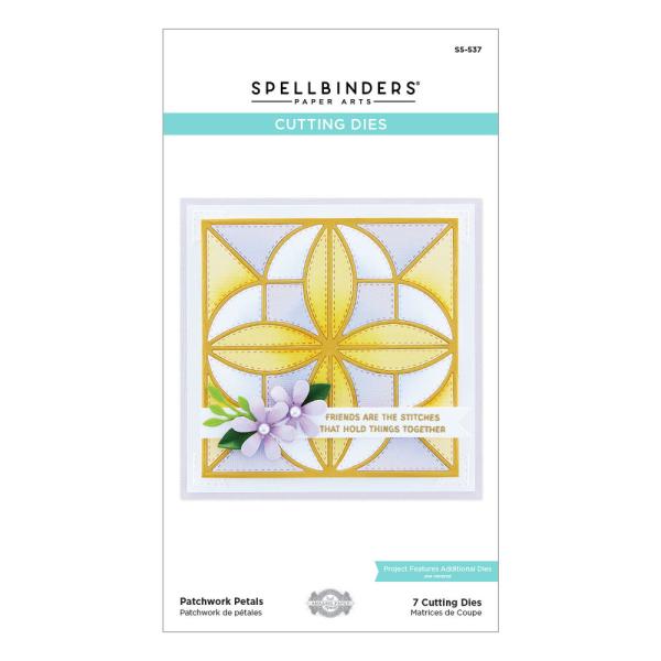 Spellbinders - Dies - "Patchwork Petals Etched Dies" - Stanzschablonen