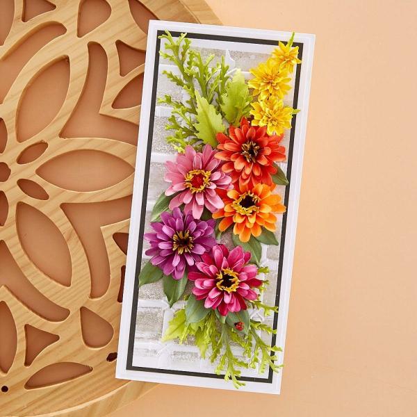 Spellbinders - Dies - "Zinnia" - Stanzschablonen